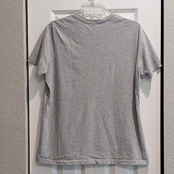 I Love to Make Boys Cry Short Sleeved Gray Women's T-Shirt Size L - Picture 4 of 8